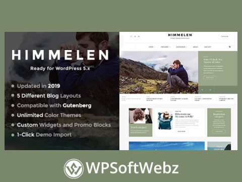 Himmelen - Personal Minimal WordPress Blog Theme