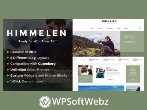 Himmelen - Personal Minimal WordPress Blog Theme