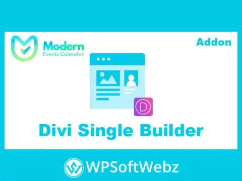 Modern Events Calendar Divi Single Builder Addon