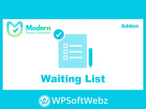 Modern Events Calendar Waiting List Addon
