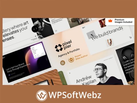 Pixelpiernyc - Portfolio Creative Agency Freelancer WordPress Theme