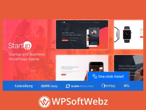 Startup Company - WordPress Theme for Business & Technology