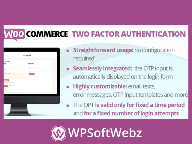 WooCommerce Two Factor Authentication