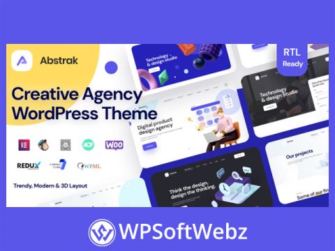Abstrak – Creative Agency WordPress Theme