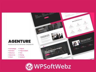 Agenture | Digital Agency & Startup Elementor Template Kit