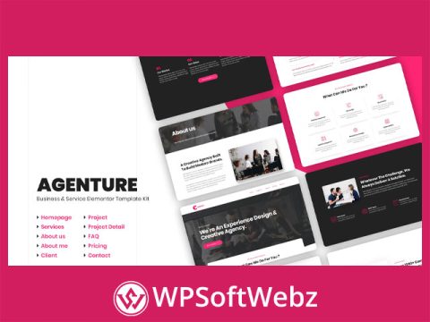 Agenture | Digital Agency & Startup Elementor Template Kit