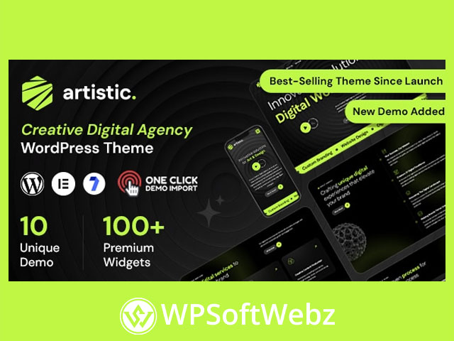 Artistic - Digital Marketing WordPress Theme
