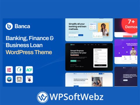 Banca - Banking, Finance & Business Loan WordPress Theme