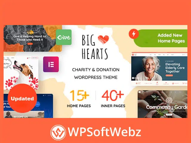 BigHearts - Charity & Donation WordPress Theme