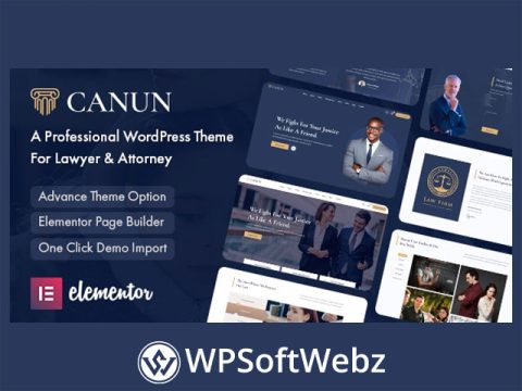 Canun - Lawyer & Attorney WordPress Theme