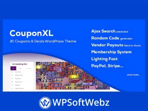 CouponXL - Coupons, Deals & Discounts WP Theme