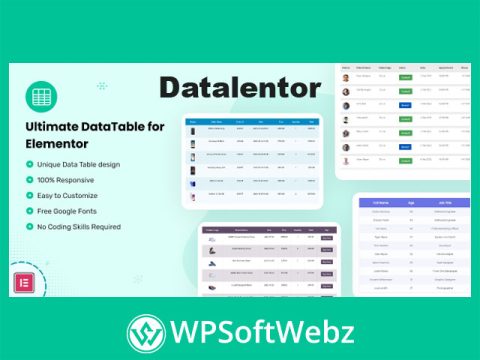Datalentor - Advanced DataTable for Elementor