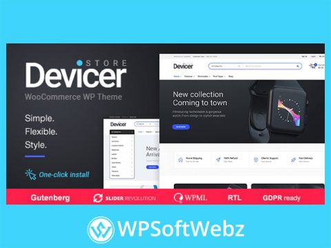 Devicer - Electronics, Mobile & Tech Store WordPress Theme