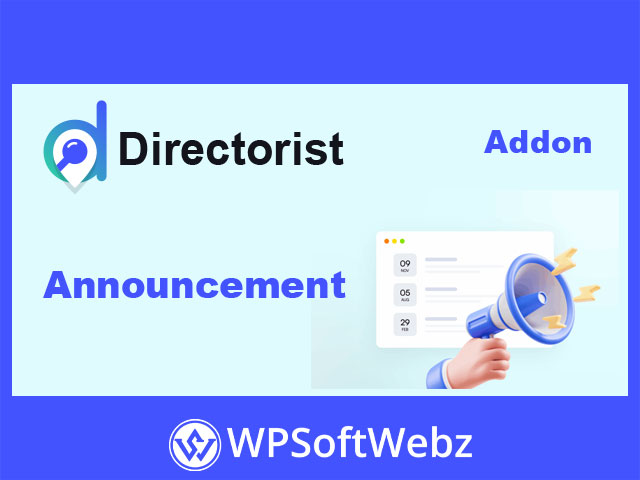 Directorist Announcement Extension