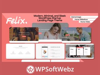 Felix. - App, WordPress Onepage Theme