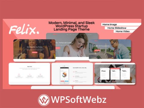 Felix. - App, WordPress Onepage Theme