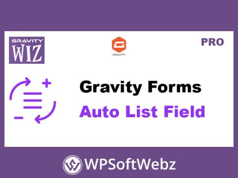 Gravity Forms Auto List Field