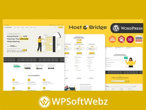 HostBridge - WHMCS Hosting & DevOps Agency WordPress Theme