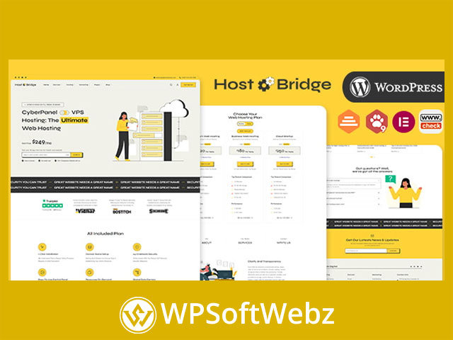 HostBridge - WHMCS Hosting & DevOps Agency WordPress Theme