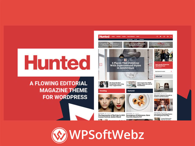 Hunted - Editorial Magazine WordPress Theme