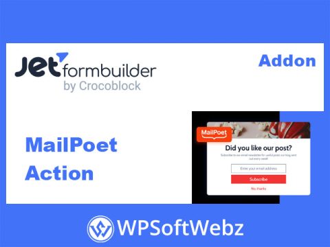 JetFormBuilder MailPoet Action Addon