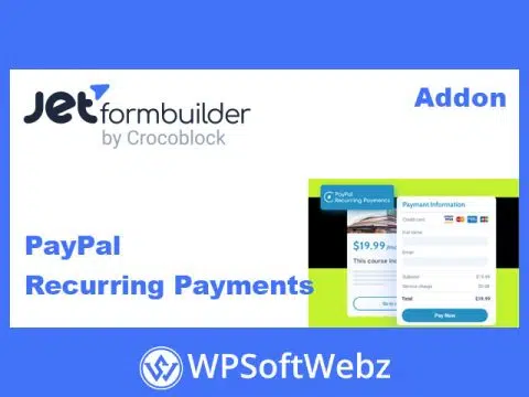 JetFormBuilder PayPal Recurring Payments Addon