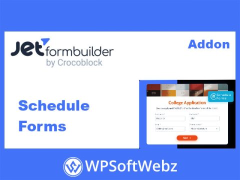 JetFormBuilder Schedule Forms Addon