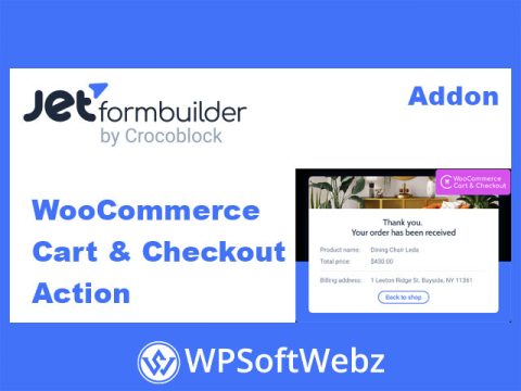 JetFormBuilder WooCommerce Cart & Checkout Action Addon
