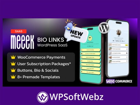 Meeek - Link in Bio SaaS Plugin For WordPress