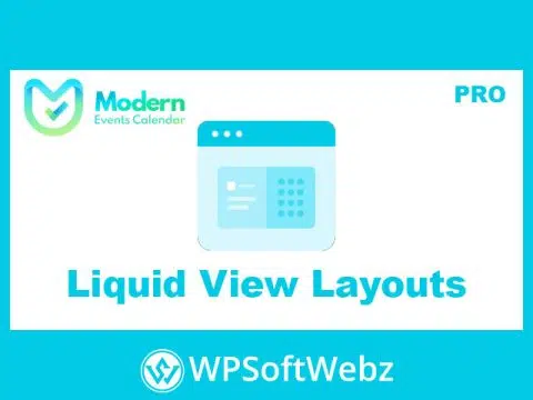 Modern Events Calendar Liquid View Layouts - WordPress Plugin