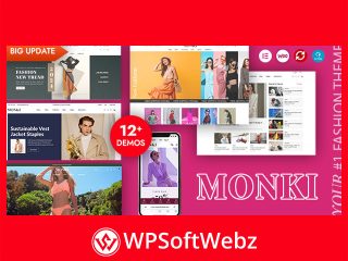 Monki - Elementor Fashion WooCommerce WordPress Theme