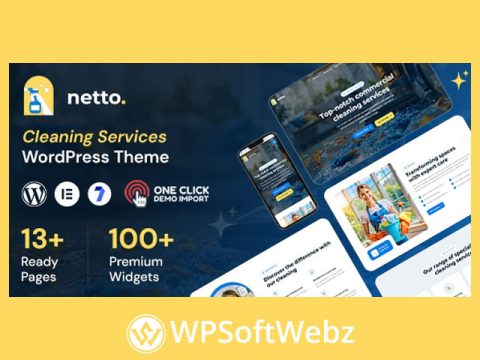 Netto - Cleaning Company WordPress Theme