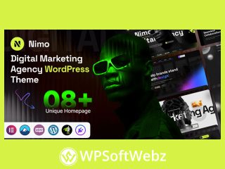 Nimo | Digital Marketing Agency WordPress Theme