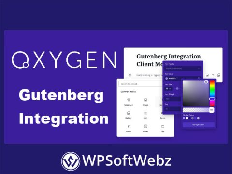 Oxygen Gutenberg Integration WordPress Plugin