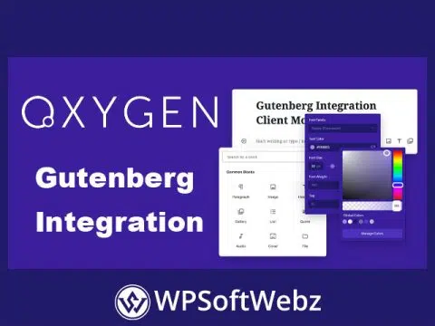 Oxygen Gutenberg Integration WordPress Plugin