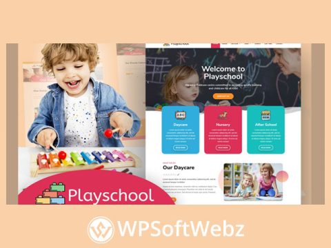 Playschool - Childcare & School Elementor Template Kit