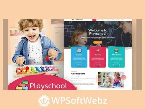 Playschool - Childcare & School Elementor Template Kit