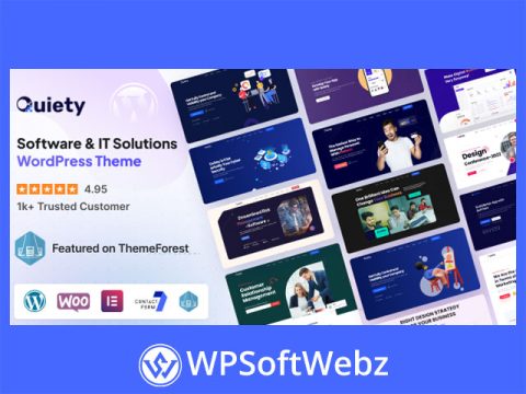 Quiety – Software & IT Solutions WordPress Theme