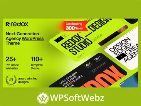 Redox - Creative Agency Portfolio WordPress Theme
