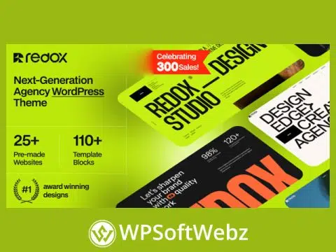 Redox - Creative Agency Portfolio WordPress Theme