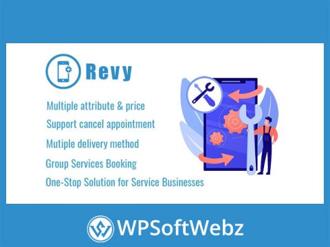 Revy – WordPress booking system for repair service industries