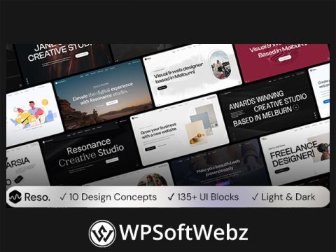 Resonance - Creative Modern Agency, Freelancer & Portfolio WordPress Theme