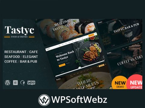 Tastyc - Cafe Restaurant Theme For WordPress