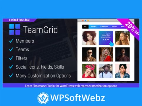 Team Grid - Team Member Showcase WordPress Plugin & Team Editor