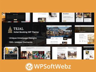 Tejal - Hotel Booking WordPress Theme