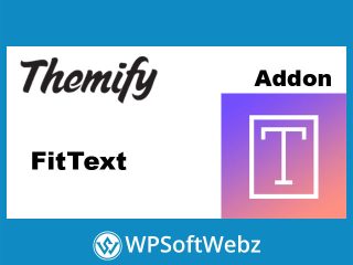 Themify Builder FitText Addon