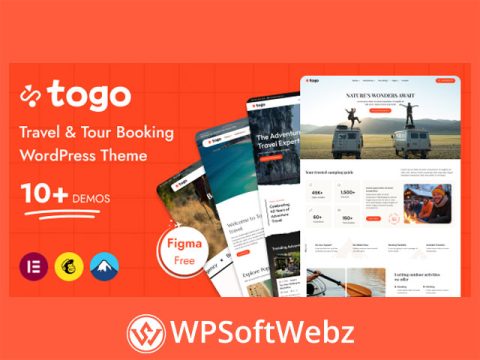 Togo – Travel & Tour Booking WordPress Theme