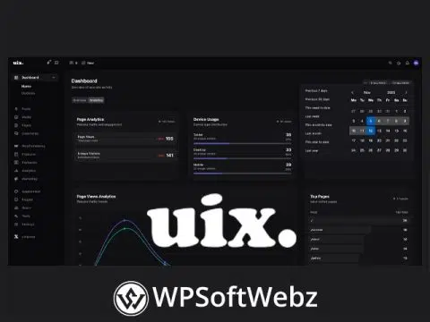 uiXpress Premium Admin Dashboards WordPress Plugin