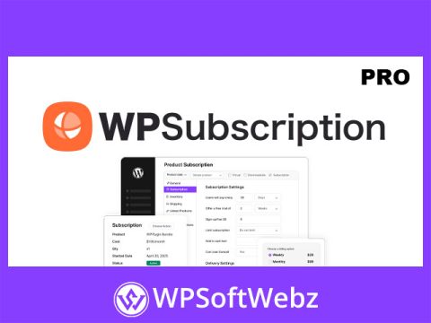 Subscription for WooCommerce - WPSubscription Pro