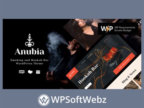 Anubia | Smoking and Hookah Bar WordPress Theme